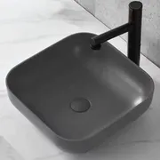 Chậu rửa Lavabo dương bàn màu xám Clara CB-1158-GR3 (Order)
