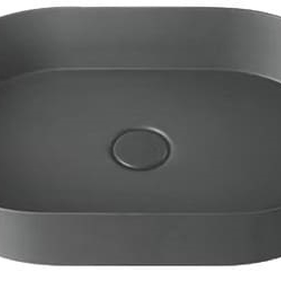 Chậu rửa Lavabo dương bàn màu xám mờ Clara CB-1169-MDG