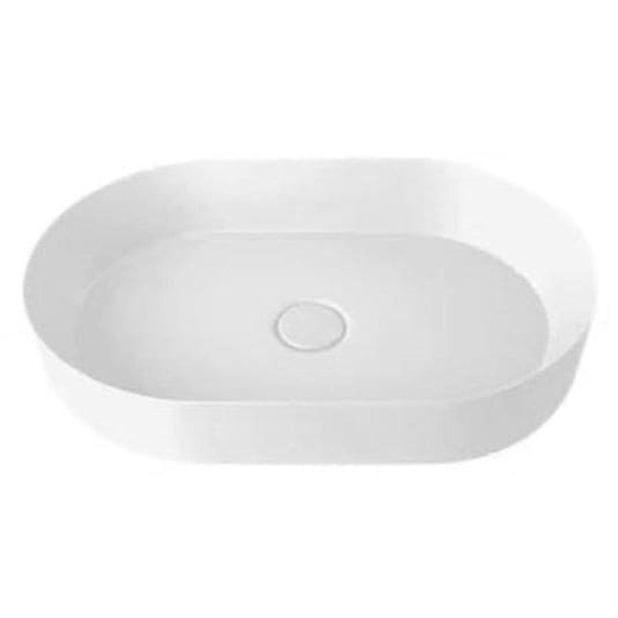 Chậu rửa Lavabo dương bàn màu trắng Clara CB-1169-MW