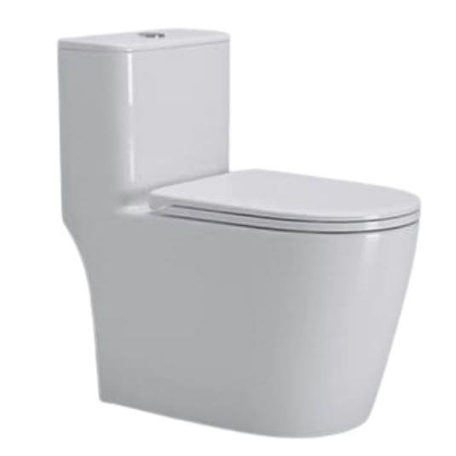 Bồn cầu 1 khối nắp rơi êm Clara CT-155SS