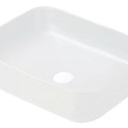 Chậu rửa Lavabo dương bàn màu trắng Clara CB-1162-W