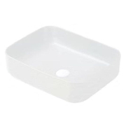 Chậu rửa Lavabo dương bàn màu trắng Clara CB-1162-W