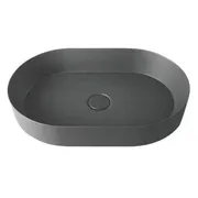 Chậu rửa Lavabo dương bàn màu xám mờ Clara CB-1169-MDG