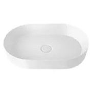 Chậu rửa Lavabo dương bàn màu trắng Clara CB-1169-MW