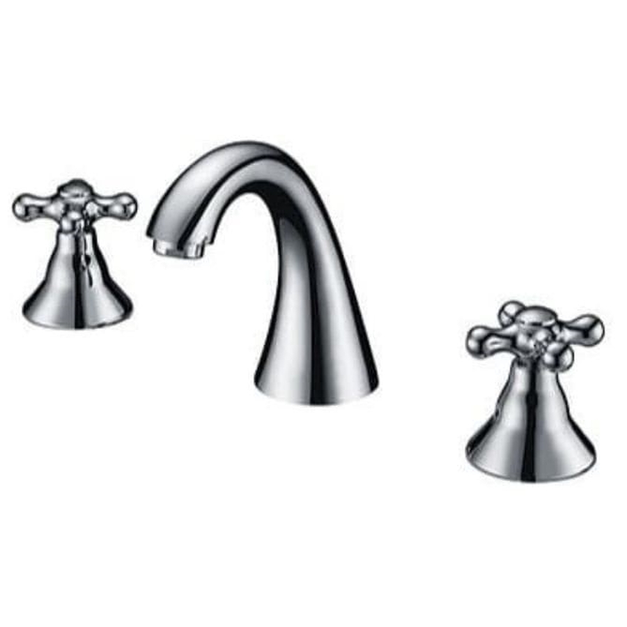 Vòi chậu lavabo nóng lạnh 3 Lỗ mạ chrome Clara CF-67359C