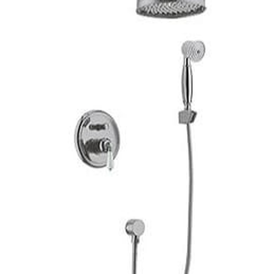 Sen tắm âm tường nóng lạnh mạ chrome Clara CF-68356C