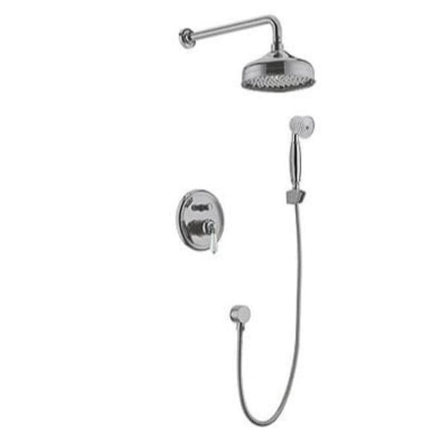 Sen tắm âm tường nóng lạnh mạ chrome Clara CF-68356C