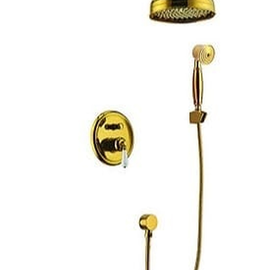 Sen tắm âm tường nóng lạnh mạ vàng Clara CF-68356G