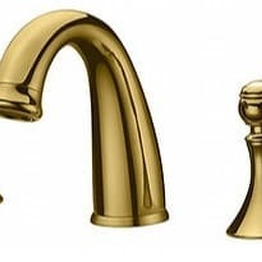 Vòi chậu lavabo nóng lạnh 3 Lỗ mạ vàng Clara CF-68359G