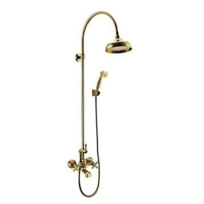 Sen tắm cây đứng nóng lạnh mạ vàng Clara CF-67355G