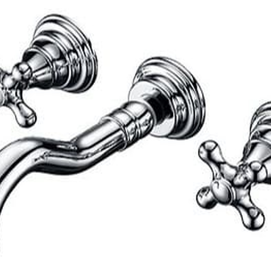 Vòi chậu lavabo nóng lạnh âm tường mạ chrome Clara CF-67350C