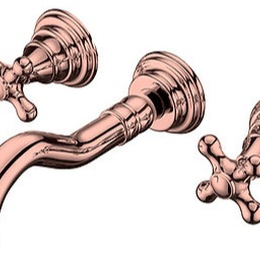 Vòi chậu lavabo nóng lạnh âm tường mạ chrome Clara CF-67350RG