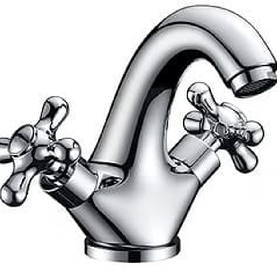 Vòi chậu lavabo nóng lạnh mạ chrome Clara CF-67351C