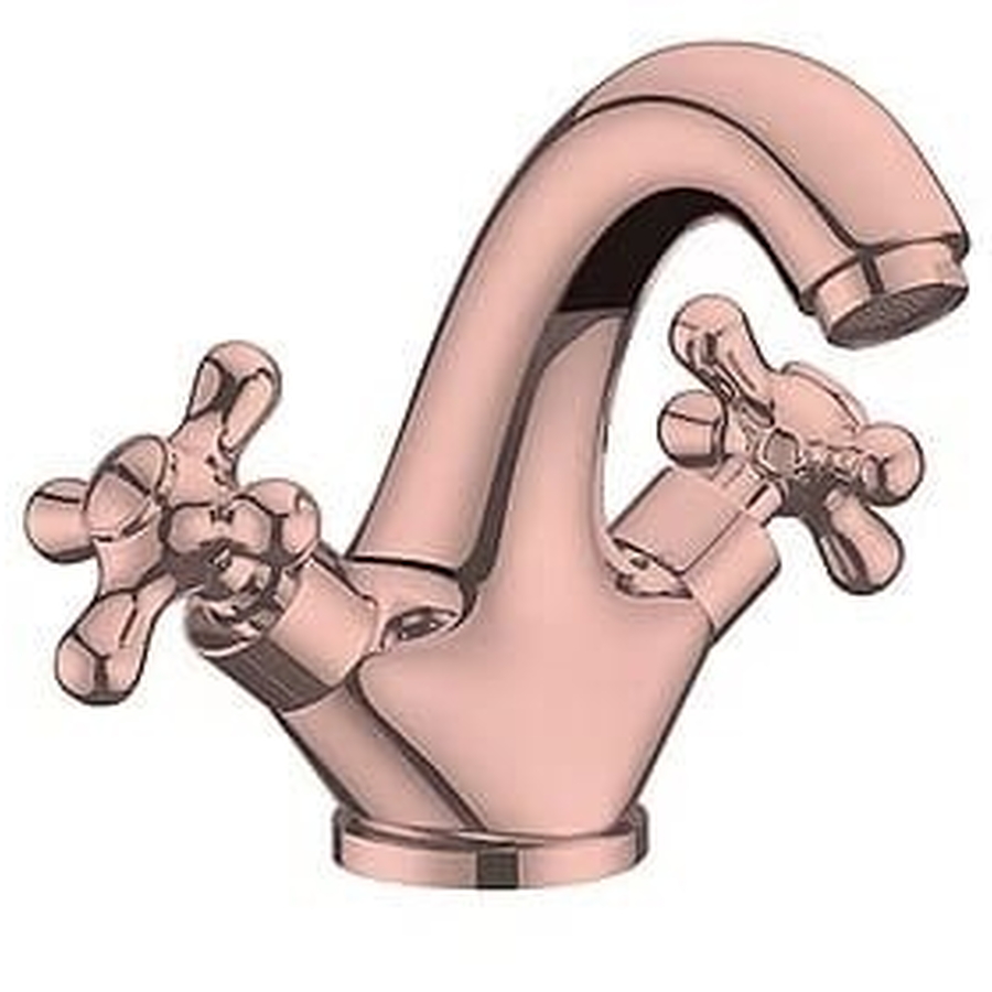 Vòi chậu lavabo nóng lạnh mạ hồng Clara CF-67351RG