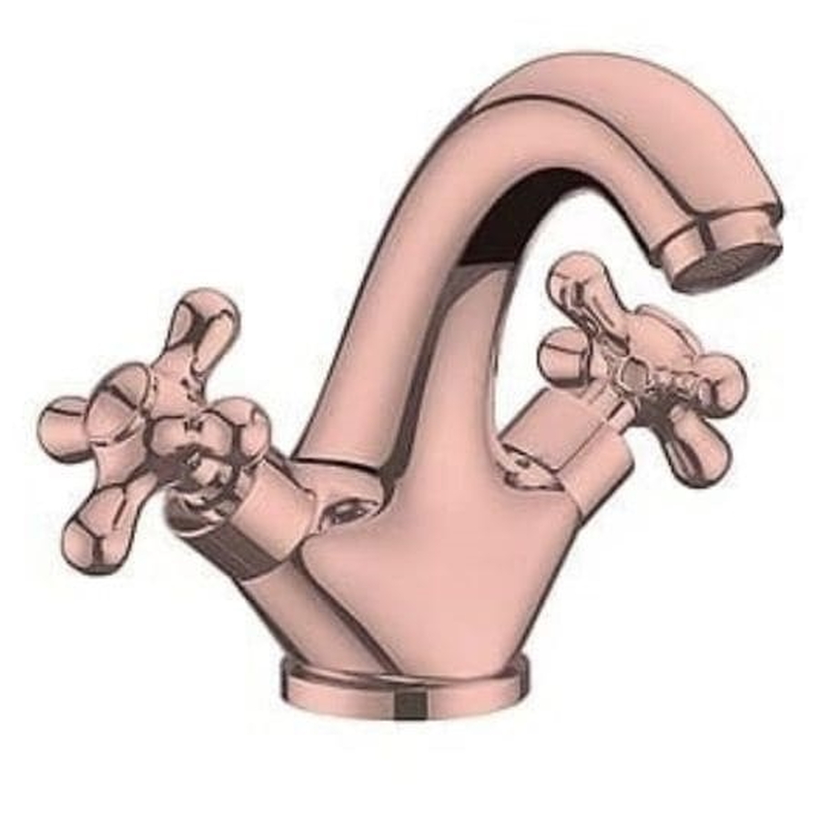 Vòi chậu lavabo nóng lạnh mạ hồng Clara CF-67351RG