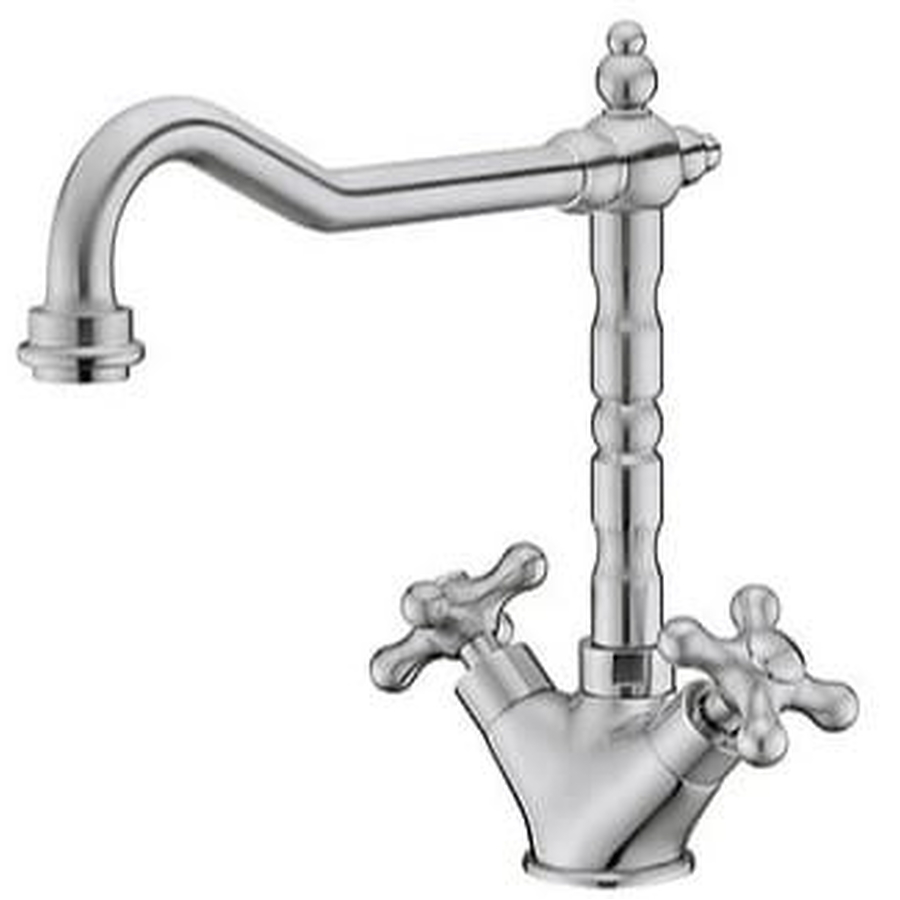 Vòi chậu rửa bát nóng lạnh mạ chrome Clara CF-67352C