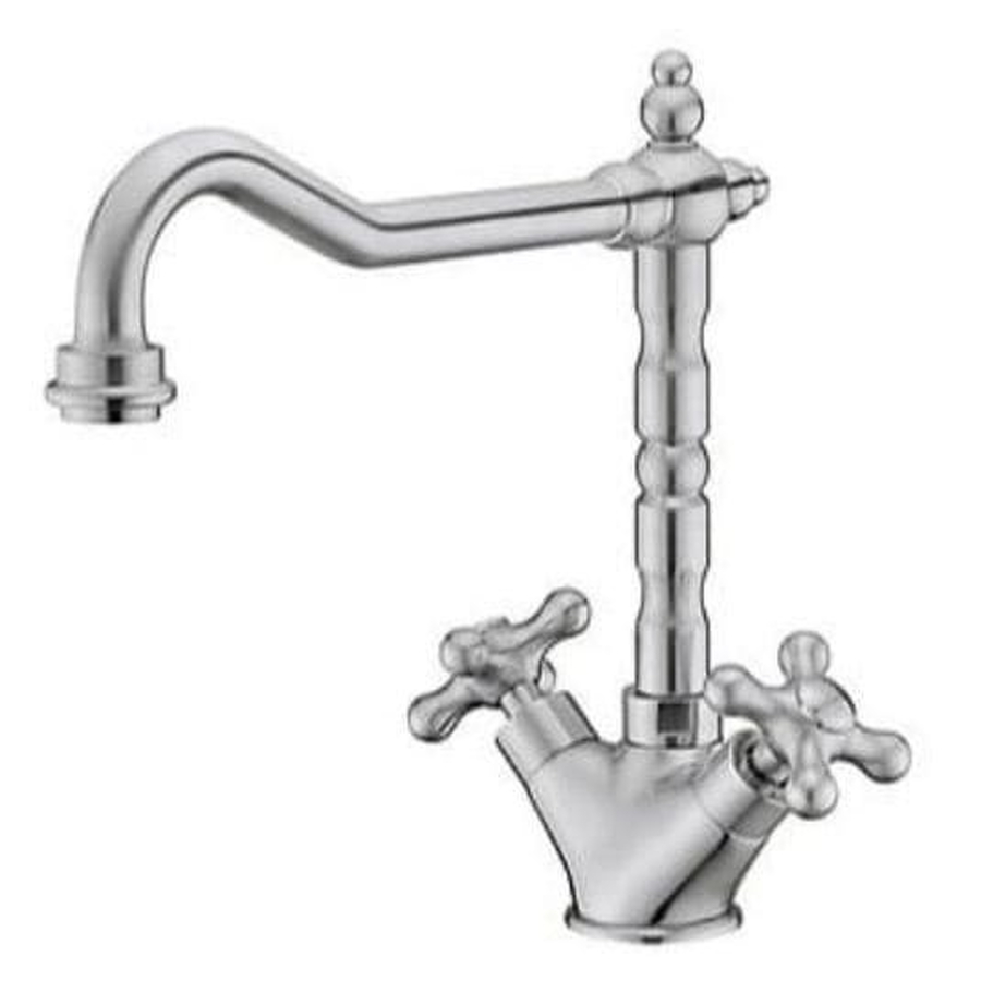 Vòi chậu rửa bát nóng lạnh mạ chrome Clara CF-67352C