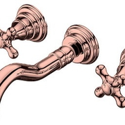 Vòi chậu lavabo nóng lạnh âm tường mạ chrome Clara CF-67350RG