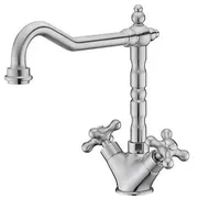 Vòi chậu rửa bát nóng lạnh mạ chrome Clara CF-67352C