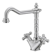 Vòi chậu rửa bát nóng lạnh mạ chrome Clara CF-67352C