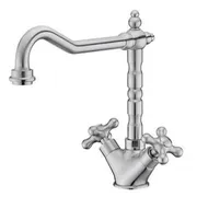 Vòi chậu rửa bát nóng lạnh mạ chrome Clara CF-67352C