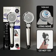 Vòi sen tắm mạ có nút dừng kết hợp công nghệ trộn khí Takagi JSB025BM