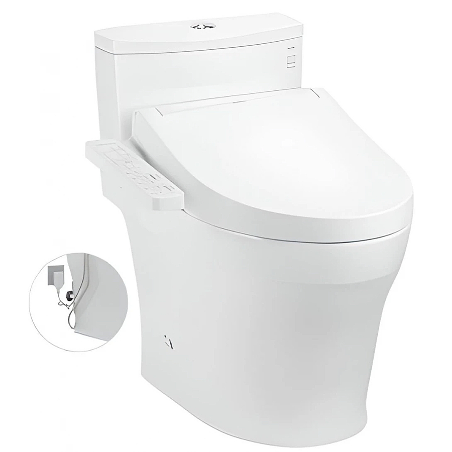 Bồn cầu 1 khối nắp điện tử TOTO MS885DW16