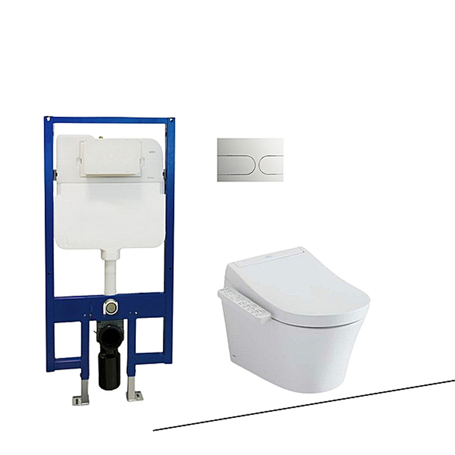 Bồn cầu treo tường nắp điện tử TOTO CW553C3