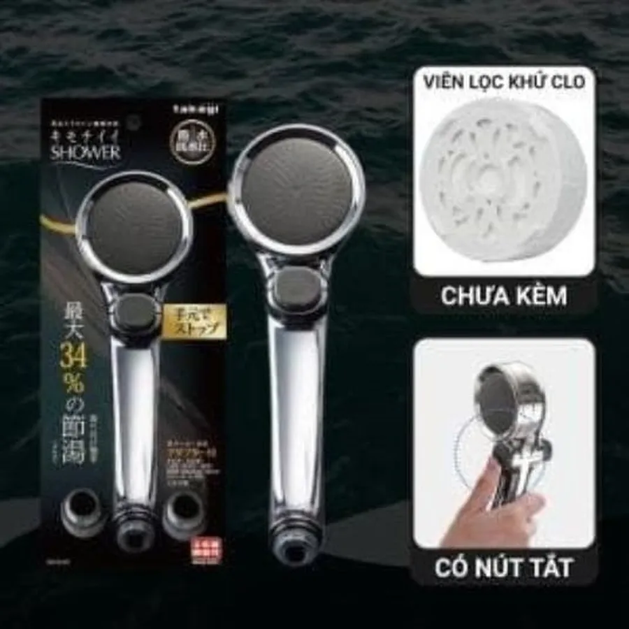 Vòi sen tắm mạ WT có nút dừng Takagi JSB022MN