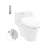 Bồn cầu 1 khối nắp rửa điện tử TOTO MS823DRW11