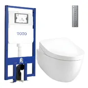 Bồn cầu treo tường nắp điện tử TOTO CW812REA#W/TCF4911EZ#NW1/WH172AT/TCA465