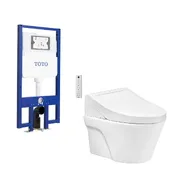 Bồn cầu treo tường điện tử TOTO CW822REA#W+TCF24460AAA#NW1+WH172AT+TCA465+MB170P#SS
