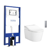 Bồn cầu treo tường nắp điện tử TOTO CW542HME5U/TCF801CZ/WH172AT