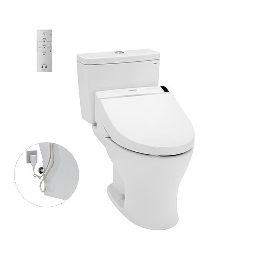 Bồn cầu 2 khối nắp điện tử TOTO CS735DW6#XW