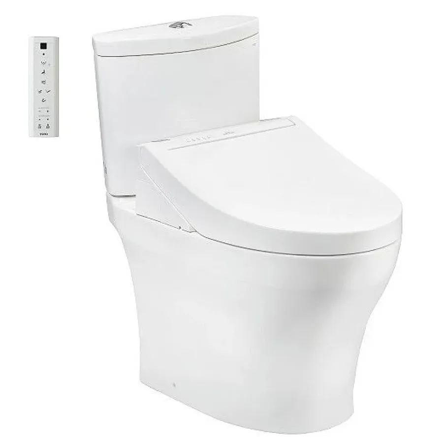 Bồn cầu 2 khối nắp điện tử TOTO CS838CDW15#XW