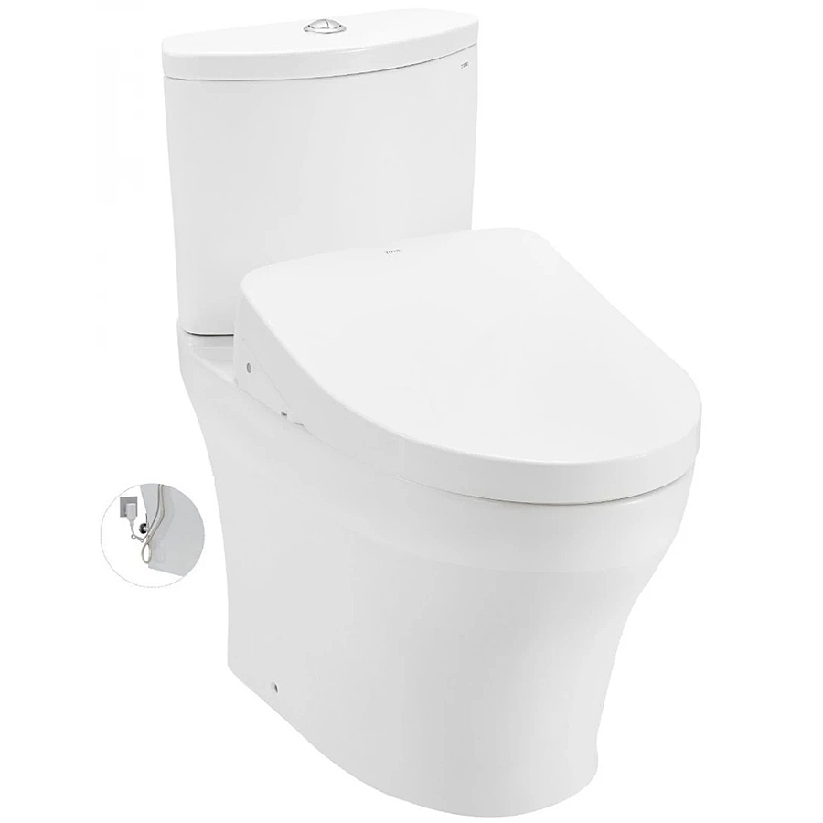 Bồn cầu 2 khối nắp điện tử TOTO CS838DW11#XW