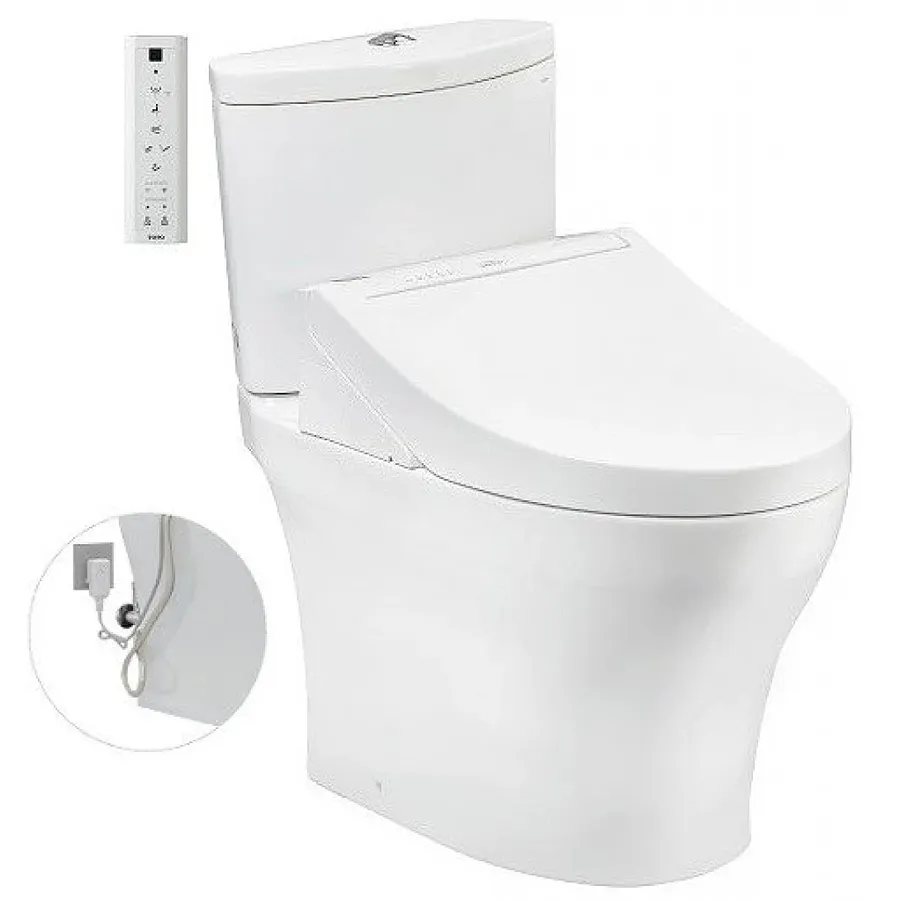 Bồn cầu 2 khối nắp điện tử TOTO CS838DW14