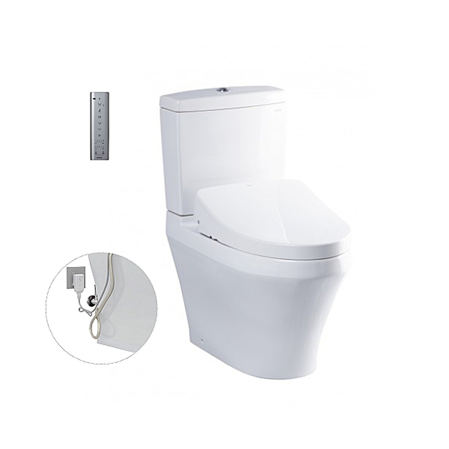 Bồn cầu 2 khối nắp điện tử TOTO CS948DW11#XW