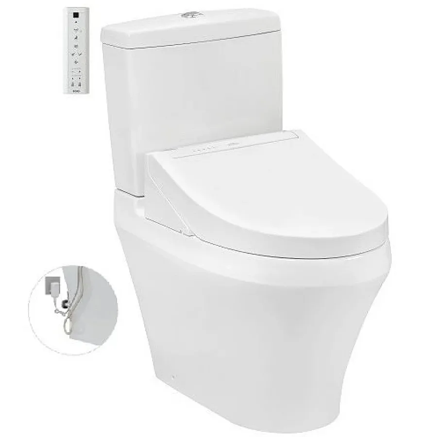 Bồn cầu 2 khối nắp điện tử TOTO CS948DW14