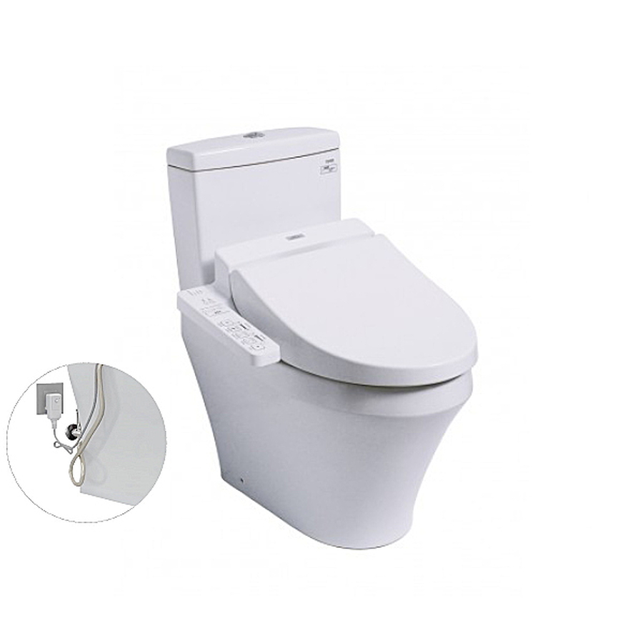 Bồn cầu 2 khối nắp điện tử TOTO CS948DW7#XW