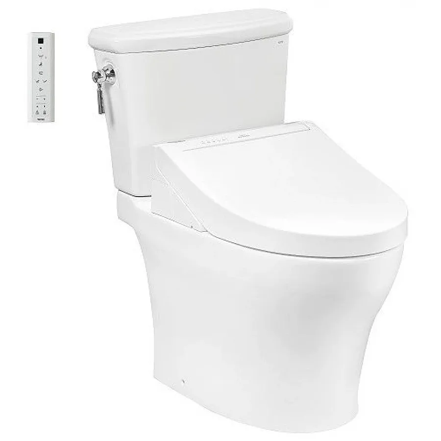 Bồn cầu 2 khối nắp điện tử TOTO CS986CGW15#XW
