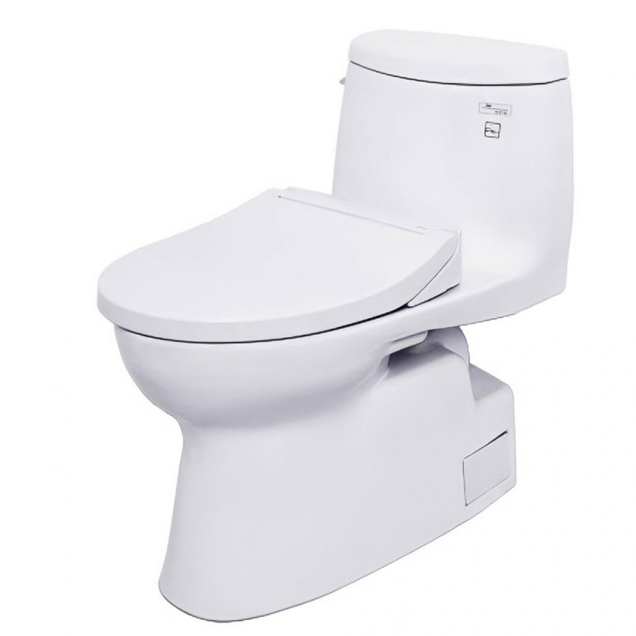 Bồn Cầu Một Khối Xả Nhấn Nắp Rửa Cơ TOTO MS905E2#XW