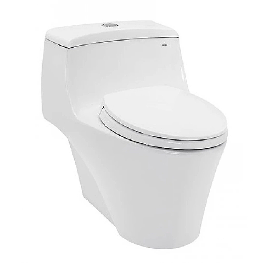 Bồn Cầu TOTO CW823RAT2#W Một Khối Xả Nhấn Nắp Êm