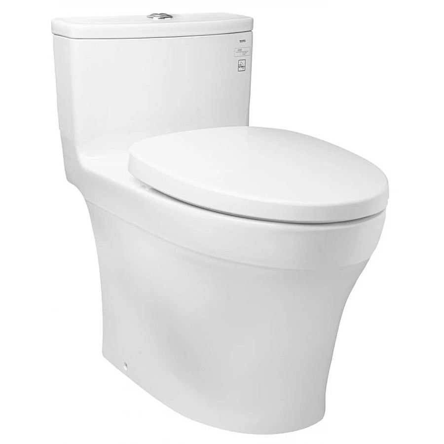 Bồn Cầu TOTO MS885DT3 Một Khối Xả Nhấn Nắp Êm