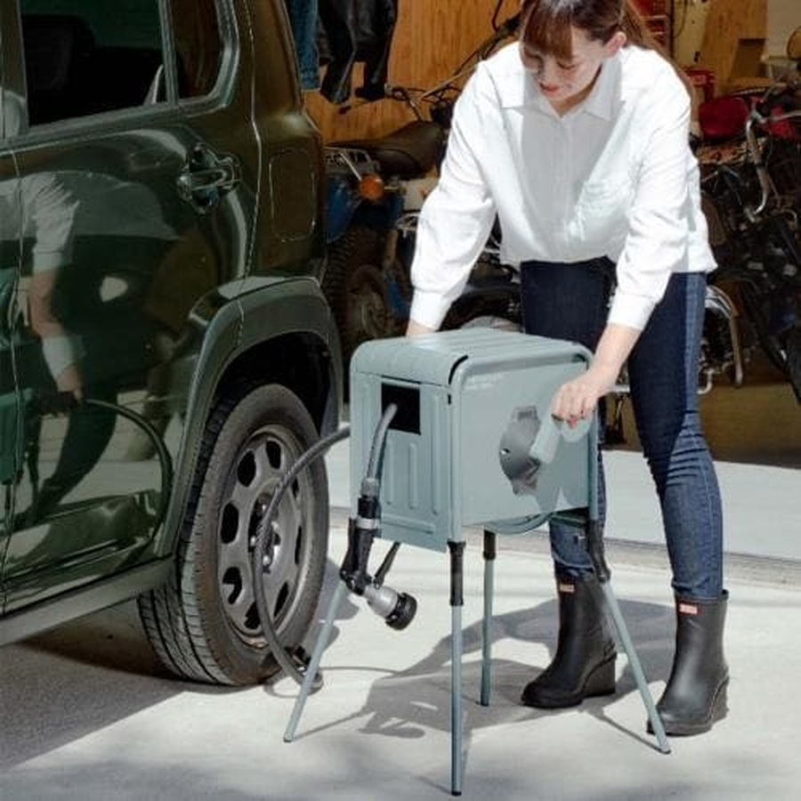 Bộ vòi tưới cây thu rút bằng kim loại 20m Takagi RFC320GY