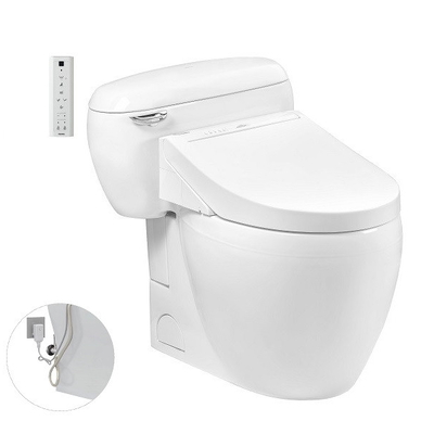 Bồn cấu 1 khối nắp điện tử TOTO MS366W14