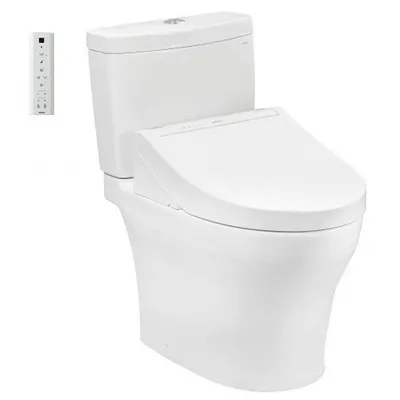 Bồn cầu 2 khối nắp điện tử TOTO CS769CDW15#XW 