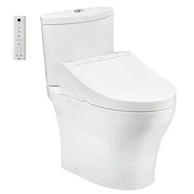 Bồn cầu 2 khối nắp điện tử TOTO CS838CDW15#XW