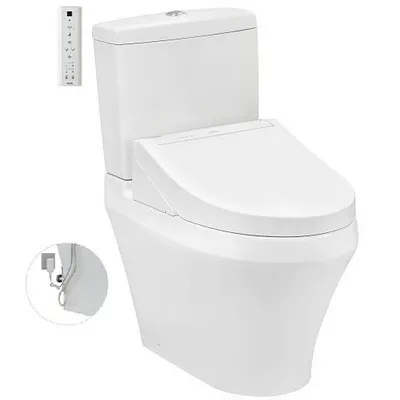 Bồn cầu 2 khối nắp điện tử TOTO CS948DW14