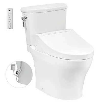 Bồn cầu 2 khối nắp điện tử TOTO CS986GW14#XW